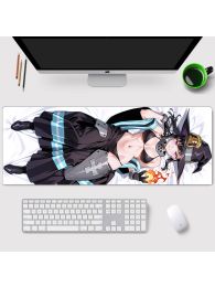 Fire Force Maki Oze Gaming Mouse Pad Desk Pad Playmat