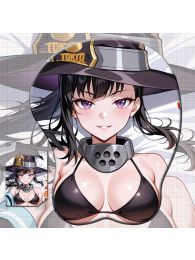 Fire Force Maki Oze 3D Wrist Rest Oppai Mouse Pad