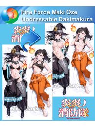 Fire Force Maki Oze Undressable Dakimakura Hugging Body Pillow Cover