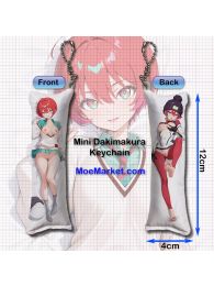 GUNDAM GQuuuuuuX Amate Yuzuriha MACHU Mini Dakimakura Keychain Phone Strap