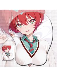 GUNDAM GQuuuuuuX Amate Yuzuriha MACHU 3D Wrist Rest Oppai Mouse Pad