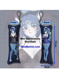 Star Fox Krystal Mini Dakimakura Keychain Phone Strap