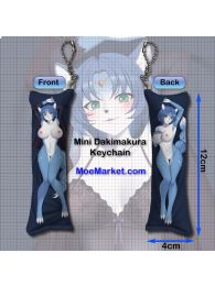 Star Fox Krystal Mini Dakimakura Keychain Phone Strap