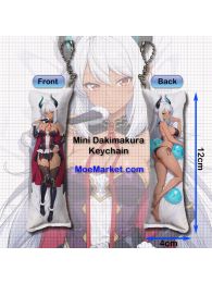 Slime Taoshite 300 Nen Beelzebub Mini Dakimakura Keychain Phone Strap