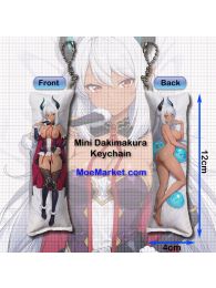 Slime Taoshite 300 Nen Beelzebub Mini Dakimakura Keychain Phone Strap