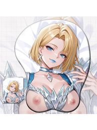 Marvel Rivals Emma Frost 3D Wrist Rest Oppai Mouse Pad