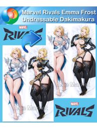 Marvel Rivals Emma Frost Undressable Dakimakura Hugging Body Pillow Cover