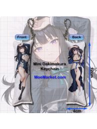 Lycoris Recoil Takina Inoue Mini Dakimakura Keychain Phone Strap