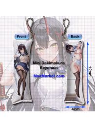 Azur Lane Suzuya Mini Dakimakura Keychain Phone Strap