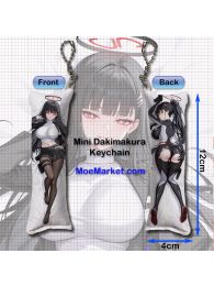Blue Archive Tsukatsuki Rio Mini Dakimakura Keychain Phone Strap
