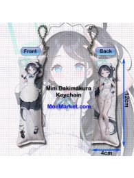 Blue Archive Tendou Aris Mini Dakimakura Keychain Phone Strap