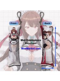 OreAku Amagi Mini Dakimakura Keychain Phone Strap