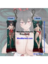 Azur Lane Taihou Mini Dakimakura Keychain Phone Strap