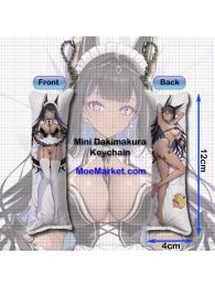 Azur Lane Cleopatra Mini Dakimakura Keychain Phone Strap