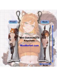 Marvel Rivals Squirrel Girl Mini Dakimakura Keychain Phone Strap