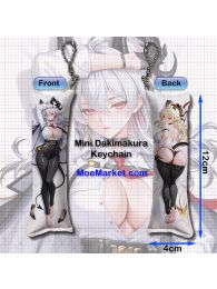 Wuthering Waves Zani Mini Dakimakura Keychain Phone Strap