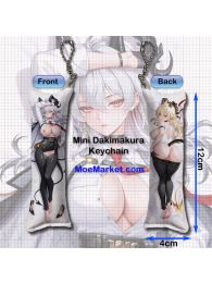 Wuthering Waves Zani Mini Dakimakura Keychain Phone Strap