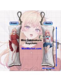 Witch Watch Nico Wakatsuki Mini Dakimakura Keychain Phone Strap