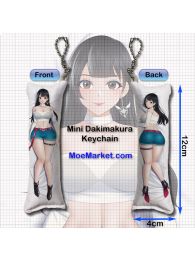 FreeStyle 2 Violet Mini Dakimakura Keychain Phone Strap