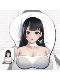 FreeStyle 2 Violet 3D Wrist Rest Oppai Mouse Pad