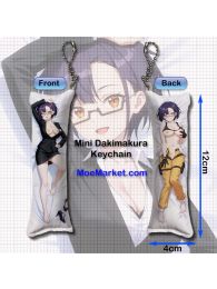 OreAku Nias Carlin Mini Dakimakura Keychain Phone Strap