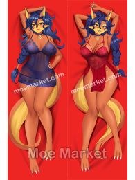 Sly Cooper Carmelita Dakimakura Hugging Body Pillow Cover