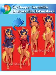 Sly Cooper Carmelita Undressable Dakimakura Hugging Body Pillow Cover