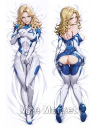 Marvel Rivals Invisible Woman Sue Storm Dakimakura Hugging Body Pillow Cover
