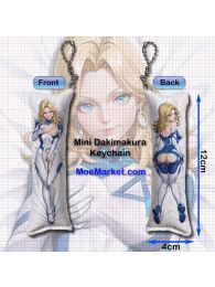 Marvel Rivals Invisible Woman Sue Storm Mini Dakimakura Keychain Phone Strap