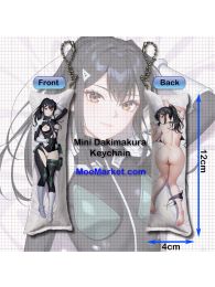 Kaiju No. 8 Mina Ashiro Mini Dakimakura Keychain Phone Strap