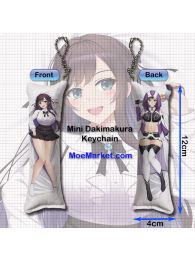Girumasu Alina Clover Mini Dakimakura Keychain Phone Strap
