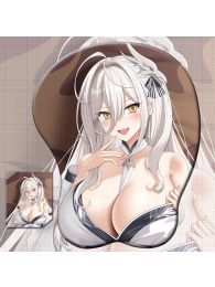 Azur Lane Hakuhou 3D Wrist Rest Oppai Mouse Pad Azur Lane Hakuhou 3D Wrist Rest Oppai Mouse Pad