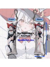 Blue Archive Shirao Eri Mini Dakimakura Keychain Phone Strap