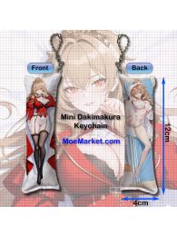 Azur Lane Lion Mini Dakimakura Keychain Phone Strap