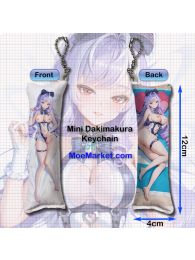 Zenless Zone Zero Vivian Mini Dakimakura Keychain Phone Strap