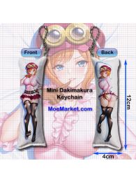 One Piece Koala Mini Dakimakura Keychain Phone Strap