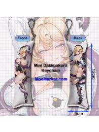 Zenless Zone Zero Yidhari Murphy Mini Dakimakura Keychain Phone Strap