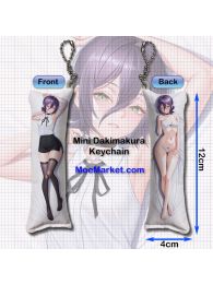 Chainsaw Man Reze Mini Dakimakura Keychain Phone Strap