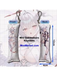 Azur Lane Pearl Mini Dakimakura Keychain Phone Strap