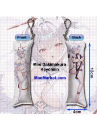Azur Lane Pearl Mini Dakimakura Keychain Phone Strap