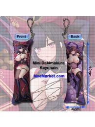 Azur Lane Queen Anne's Revenge Mini Dakimakura Keychain Phone Strap