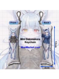 Mascot Omaneko Mini Dakimakura Keychain Phone Strap