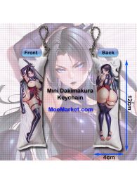 Marvel Rivals Psylocke Mini Dakimakura Keychain Phone Strap