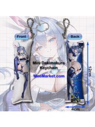 Azur Lane New Jersey Mini Dakimakura Keychain Phone Strap