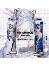 Azur Lane New Jersey Mini Dakimakura Keychain Phone Strap