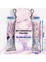 Honkai: Star Rail Cyrene Mini Dakimakura Keychain Phone Strap Honkai: Star Rail Cyrene Mini Dakimakura Keychain Phone Strap