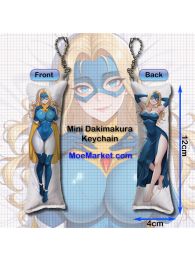Dispatch Blonde Blazer Mini Dakimakura Keychain Phone Strap