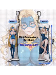 Dispatch Blonde Blazer Mini Dakimakura Keychain Phone Strap