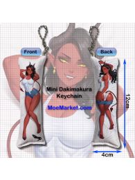 Dispatch Malevola Mini Dakimakura Keychain Phone Strap