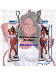 Dispatch Malevola Mini Dakimakura Keychain Phone Strap